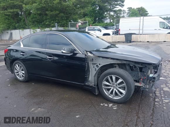 ✅ 2014 Infiniti Q50 • VIN: JN1BV7AP1EM677429 • Lot: 42656857. Listed on IAAI with 168,519 mi. Free auction sales archive from the USA and detailed vehicle history report at DreamBid. Image 14.