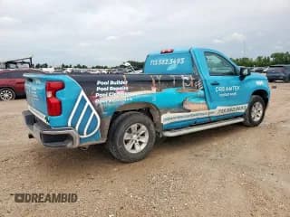 ✅ 2023 Chevrolet Silverado 1500 Work Truck • VIN: 3GCNAAED1PG299623 • Lot: 59376585. Wystawiony na Copart z przebiegiem 21 592 mil. Bezpłatny archiwum sprzedaży aukcyjnych z USA i szczegółowy raport historii pojazdu na DreamBid. Zdjęcie 3.