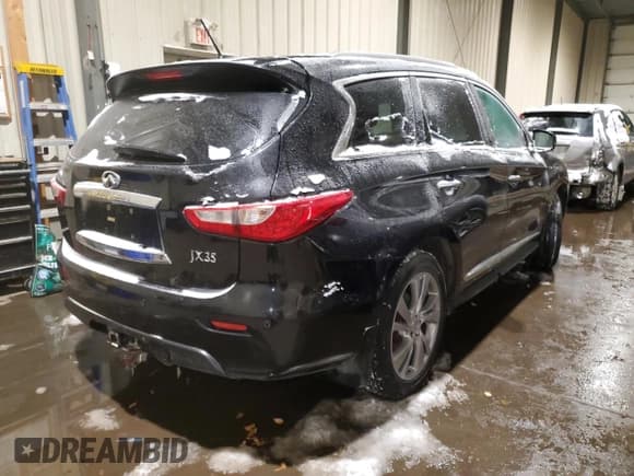 ✅ 2013 Infiniti JX35 • VIN: 5N1AL0MM2DC332028 • Лот: 38962534. Опубликован ранее на Copart с пробегом 206 450 миль. Бесплатный доступ к архиву аукционных продаж из США и подробный отчёт об истории автомобиля на DreamBid. Изображение 3.