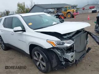 ✅ 2020 Chevrolet Traverse LT • VIN: 1GNEVHKW1LJ300157 • Lot: 43360072. Wystawiony na IAAI z przebiegiem 76 992 mil. Bezpłatny archiwum sprzedaży aukcyjnych z USA i szczegółowy raport historii pojazdu na DreamBid. Zdjęcie 1.