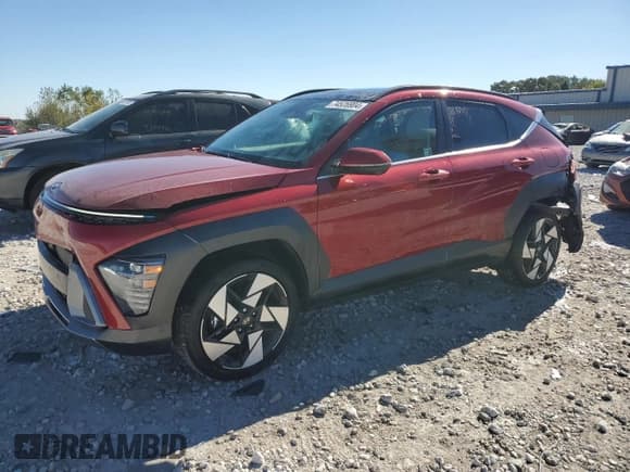 ✅ 2024 Hyundai Kona Limited • VIN: KM8HECA37RU069770 • Лот: 74526904. Опубликован ранее на Copart с пробегом 5 319 миль. Бесплатный доступ к архиву аукционных продаж из США и подробный отчёт об истории автомобиля на DreamBid. Изображение 1.