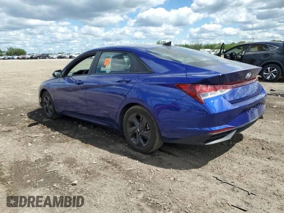 2022 Hyundai Elantra SEL with VIN KMHLS4AG4NU217248, listed as a Copart auction lot 70202155 with Not provided miles and Salvage title. Bid and sale history available at DreamBid. Image 2.