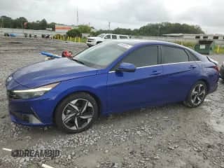 2022 Hyundai Elantra Limited with VIN KMHLP4AG2MU072629, listed as a Copart auction lot 68835915 with 49,210 mi miles and Salvage title. Bid and sale history available at DreamBid. Image 1.