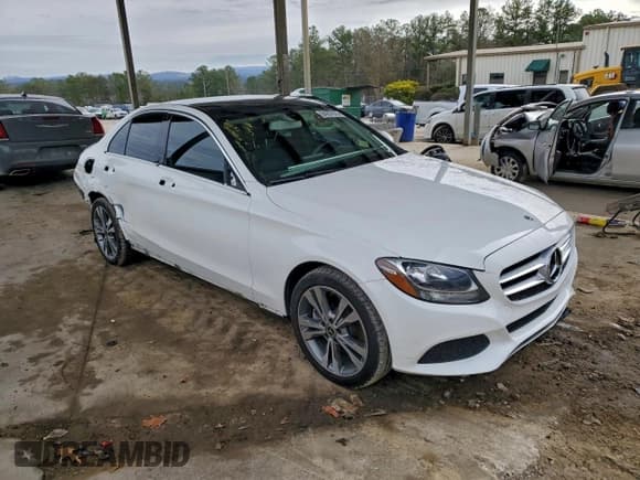 ✅ 2017 Mercedes-Benz C 300 • VIN: WDDWF4KB6HR301318 • Lot: 94267615. Listed on Copart with 50,420 mi. Free auction sales archive from the USA and detailed vehicle history report at DreamBid. Image 4.