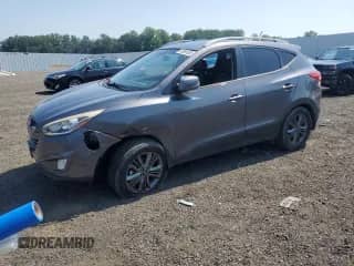 2015 Hyundai Tucson SE z VIN KM8JUCAG2FU995545, wystawiony jako Copart lot #65961855 z przebiegiem 112 190 mil mil oraz Szkoda całkowita • Salvage title. Historia ofert i sprzedaży dostępna na DreamBid. Obrazek 1.