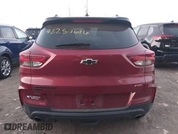 2022 Chevrolet TrailBlazer RS с VIN KL79MUSL1NB056001, выставлен на аукционе IAAI как лот 43257616 с пробегом 98 509 миль миль и . История ставок и продаж доступна на DreamBid. Изображение 16.