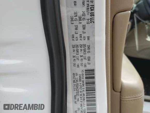 ✅ 2017 Jeep Grand Cherokee Limited • VIN: 1C4RJFBG0HC672121 • Lot: 90477225. Listed on Copart with 133,622 mi. Free auction sales archive from the USA and detailed vehicle history report at DreamBid. Image 12.