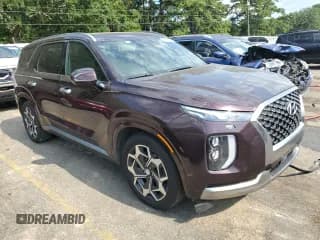 ✅ 2022 Hyundai Palisade Calligraphy • VIN: KM8R74HE2NU358240 • Лот: 66889404. Опубликован ранее на Copart с пробегом 72 148 миль. Бесплатный доступ к архиву аукционных продаж из США и подробный отчёт об истории автомобиля на DreamBid. Изображение 4.