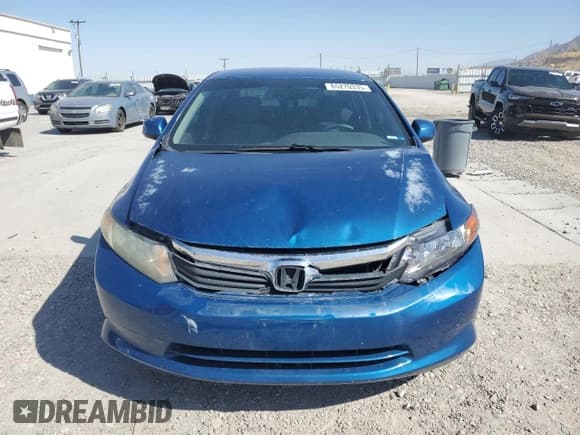✅ 2012 Honda Civic LX • VIN: 2HGFB2F57CH558769 • Lot: 65270335. Listed on Copart with 105,251 mi. Free auction sales archive from the USA and detailed vehicle history report at DreamBid. Image 5.
