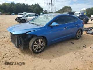 2017 Hyundai Elantra Limited z VIN 5NPD84LF3HH053193, wystawiony jako Copart lot #82223155 z przebiegiem 163 749 mil mil oraz Szkoda całkowita • Salvage title. Historia ofert i sprzedaży dostępna na DreamBid. Obrazek 1.