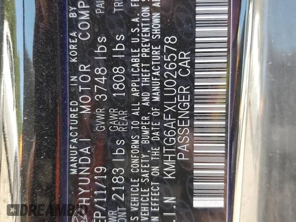 2020 Hyundai Veloster Premium z VIN KMHTG6AFXLU026578, wystawiony jako Copart lot #65702215 z przebiegiem 81 659 mil mil oraz Szkoda całkowita • Salvage title. Historia ofert i sprzedaży dostępna na DreamBid. Obrazek 12.