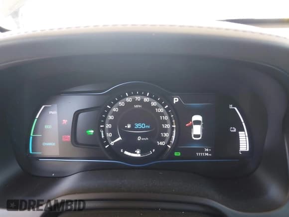 ✅ 2019 Hyundai Ioniq Limited • VIN: KMHC05LC5KU142321 • Lot: 43396082. Listed on IAAI with 111,174 mi. Free auction sales archive from the USA and detailed vehicle history report at DreamBid. Image 7.