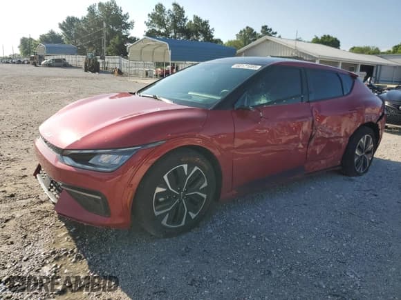 ✅ 2022 Kia EV6 GT-Line • VIN: KNDC44LA0N5026797 • Лот: 60171085. Опубликован ранее на Copart с пробегом 43 195 миль. Бесплатный доступ к архиву аукционных продаж из США и подробный отчёт об истории автомобиля на DreamBid. Изображение 1.