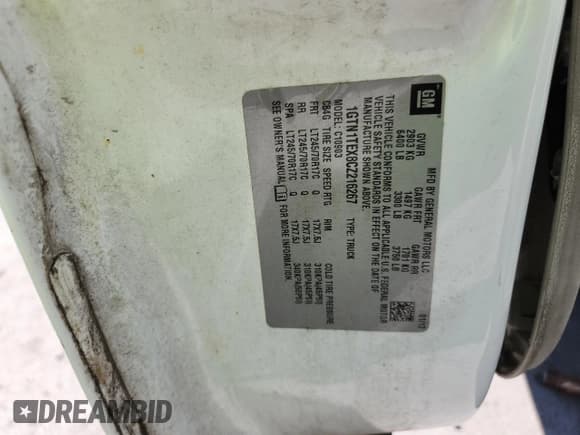 ✅ 2012 GMC Sierra 1500 Work Truck • VIN: 1GTN1TEX8CZ216267 • Лот: 81366955. Опубликован ранее на Copart с пробегом 191 289 миль. Бесплатный доступ к архиву аукционных продаж из США и подробный отчёт об истории автомобиля на DreamBid. Изображение 12.