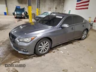 ✅ 2017 Infiniti Q50 Premium • VIN: JN1EV7AP1HM737775 • Lot: 85445995. Listed on Copart with 132,586 mi. Free auction sales archive from the USA and detailed vehicle history report at DreamBid. Image 1.