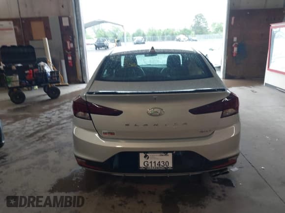 ✅ 2019 Hyundai Elantra Sport • VIN: KMHD04LB0KU887208 • Lot: 42259299. Listed on IAAI with 104,142 mi. Free auction sales archive from the USA and detailed vehicle history report at DreamBid. Image 16.