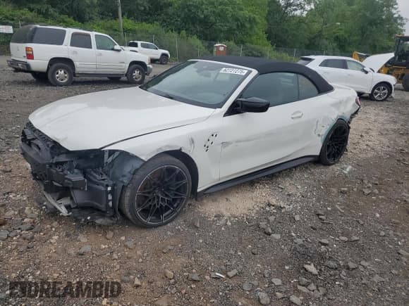 ✅ 2023 BMW M4 Competition xDrive • VIN: WBS33BA09PCL63168 • Lot: 62727275. Listed on Copart with 30,248 mi. Free auction sales archive from the USA and detailed vehicle history report at DreamBid. Image 1.