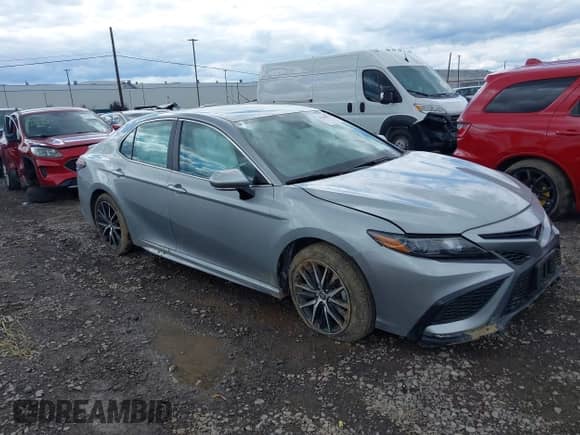 2023 Toyota Camry SE with VIN 4T1T11BK2PU100968, listed as a IAAI auction lot 43106071 with 7,833 mi miles and . Bid and sale history available at DreamBid. Image 1.