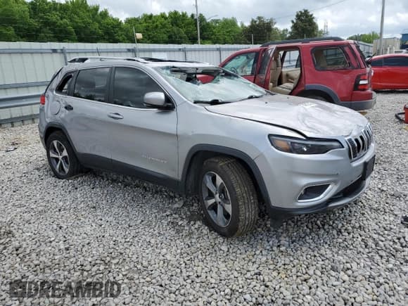✅ 2019 Jeep Cherokee Limited • VIN: 1C4PJMDX6KD139989 • Lot: 54819445. Listed on Copart with 119,077 mi. Free auction sales archive from the USA and detailed vehicle history report at DreamBid. Image 4.