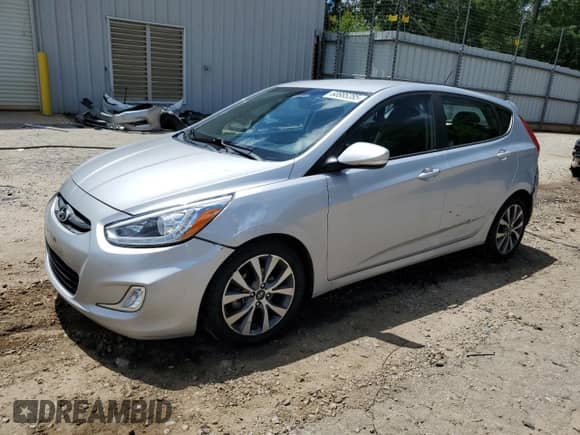 2017 Hyundai Accent Sport with VIN KMHCU5AE0HU325725, listed as a Copart auction lot 60885285 with 110,708 mi miles and Salvage title. Bid and sale history available at DreamBid. Image 1.