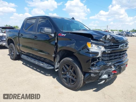 ✅ 2025 Chevrolet Silverado 1500 LT Trail Boss • VIN: 3GCUKFE8XSG143095 • Lot: 43351063. Listed on IAAI with 8,105 mi. Free auction sales archive from the USA and detailed vehicle history report at DreamBid. Image 1.