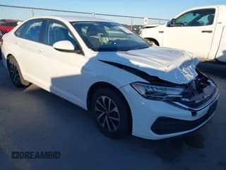 ✅ 2024 Volkswagen Jetta S • VIN: 3VW5M7BU1RM101154 • Lot: 43665549. Listed on IAAI with 30,188 mi. Free auction sales archive from the USA and detailed vehicle history report at DreamBid. Image 1.