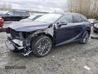 ✅ 2024 Lexus RX 450h+ Luxury • VIN: JTJCJMGAXR2010985 • Lot: 49865345. Wystawiony na Copart z przebiegiem 2 840 mil. Bezpłatny archiwum sprzedaży aukcyjnych z USA i szczegółowy raport historii pojazdu na DreamBid. Zdjęcie 1.