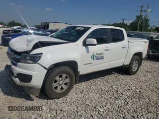2018 Chevrolet Colorado 4WD Work Truck with VIN 1GCGTBEN5J1158190, listed as a Copart auction lot 63184465 with 77,659 mi miles and Salvage title. Bid and sale history available at DreamBid. Image 1.