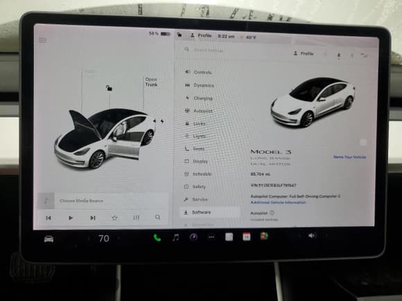 ✅ 2020 Tesla Model 3 Long Range • VIN: 5YJ3E1EB3LF791547 • Lot: 91497665. Wystawiony na Copart z przebiegiem 65 704 mil. Bezpłatny archiwum sprzedaży aukcyjnych z USA i szczegółowy raport historii pojazdu na DreamBid. Zdjęcie 9.
