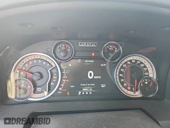 2019 Ram 1500 Warlock z VIN 1C6RR7GT2KS725524, wystawiony jako Copart lot #67832235 z przebiegiem 59 654 mil mil oraz Szkoda całkowita • Salvage title. Historia ofert i sprzedaży dostępna na DreamBid. Obrazek 9.