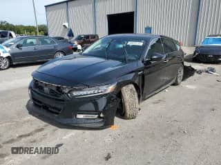 2018 Honda Accord Touring with VIN 1HGCV3F91JA014783, listed as a Copart auction lot 80815115 with 113,745 mi miles and Salvage title. Bid and sale history available at DreamBid. Image 1.