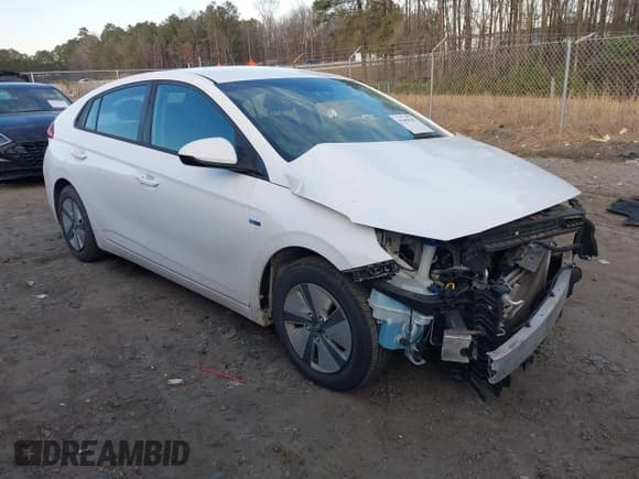 ✅ 2018 Hyundai Ioniq Blue • VIN: KMHC65LC4JU103376 • Lot: 41463545. Wystawiony na IAAI z przebiegiem 115 116 mil. Bezpłatny archiwum sprzedaży aukcyjnych z USA i szczegółowy raport historii pojazdu na DreamBid. Zdjęcie 1.