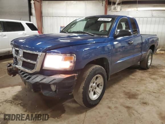 2009 Dodge Dakota ST with VIN 1D7HW22K39S792972, listed as a Copart auction lot 84745114 with 155,578 mi miles and Clean title. Bid and sale history available at DreamBid. Image 1.