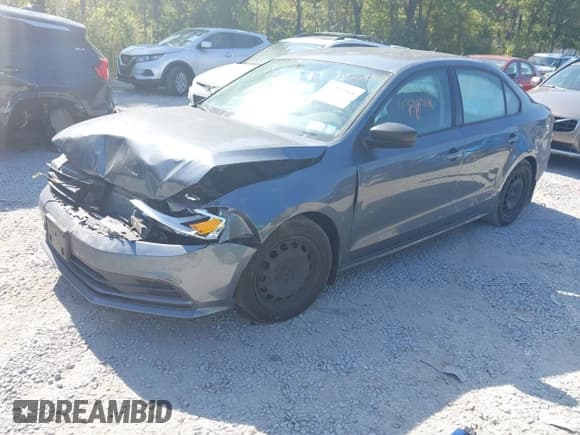 ✅ 2015 Volkswagen Jetta S • VIN: 3VWLA7AJ7FM332286 • Lot: 43262568. Listed on IAAI with 124,728 mi. Free auction sales archive from the USA and detailed vehicle history report at DreamBid. Image 2.