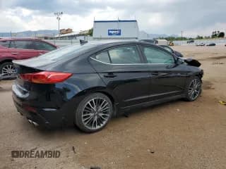 ✅ 2018 Hyundai Elantra Sport • VIN: KMHD04LB9JU447003 • Lot: 69148785. Listed on Copart with 79,913 mi. Free auction sales archive from the USA and detailed vehicle history report at DreamBid. Image 3.