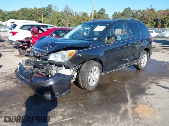 ✅ 2015 Subaru Forester Premium • VIN: JF2SJADC0FH502843 • Лот: 43360663. Опубликован ранее на IAAI с пробегом 172 355 миль. Бесплатный доступ к архиву аукционных продаж из США и подробный отчёт об истории автомобиля на DreamBid. Изображение 2.