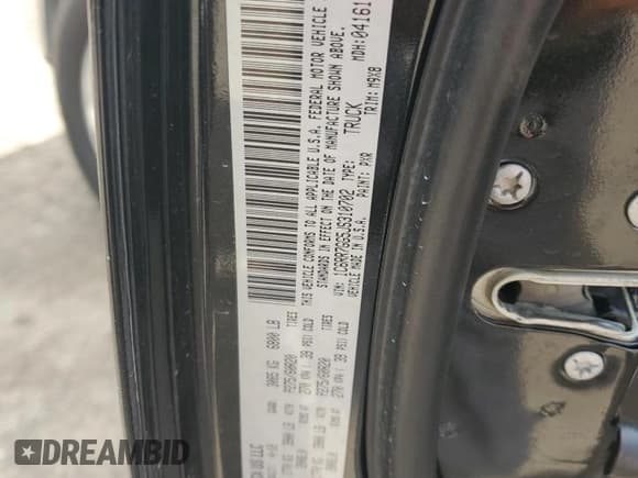 ✅ 2018 Ram 1500 Big Horn • VIN: 1C6RR7GG5JS310702 • Lot: 66165195. Listed on Copart with 71,924 mi. Free auction sales archive from the USA and detailed vehicle history report at DreamBid. Image 12.