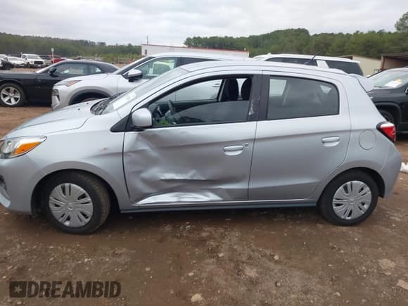 ✅ 2024 Mitsubishi Mirage ES • VIN: ML32AUHJ8RH021335 • Lot: 43911286. Listed on IAAI with 22,835 mi. Free auction sales archive from the USA and detailed vehicle history report at DreamBid. Image 6.