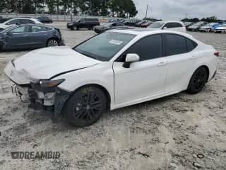 2025 Toyota Camry SE with VIN 4T1DAACK7SU005091, listed as a Copart auction lot 81829235 with 73,049 mi miles and Salvage title. Bid and sale history available at DreamBid. Image 1.