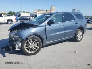 ✅ 2021 Dodge Durango GT • VIN: 1C4RDJDG6MC724286 • Lot: 52435065. Listed on Copart with 62,541 mi. Free auction sales archive from the USA and detailed vehicle history report at DreamBid. Image 1.