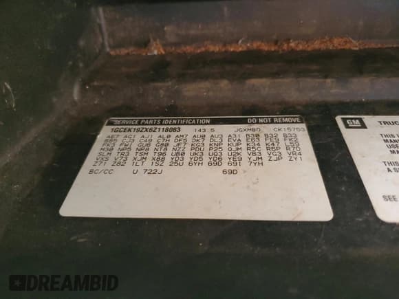 ✅ 2006 Chevrolet Silverado 1500 LT1 • VIN: 1GCEK19ZX6Z118083 • Лот: 74900814. Опубликован ранее на Copart с пробегом 336 093 миль. Бесплатный доступ к архиву аукционных продаж из США и подробный отчёт об истории автомобиля на DreamBid. Изображение 14.