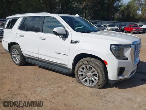 ✅ 2024 GMC Yukon Denali • VIN: 1GKS1DKL6RR306329 • Lot: 43785633. Listed on IAAI with 44,826 mi. Free auction sales archive from the USA and detailed vehicle history report at DreamBid. Image 1.