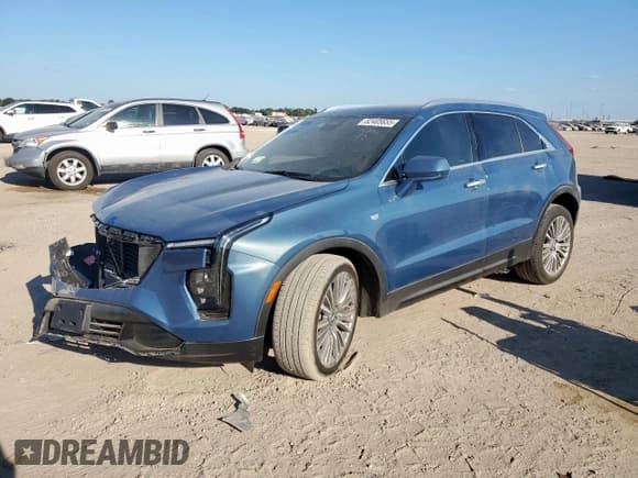 ✅ 2024 Cadillac XT4 FWD Premium Luxury • VIN: 1GYFZCR48RF209093 • Lot: 82405655. Listed on Copart with 19,042 mi. Free auction sales archive from the USA and detailed vehicle history report at DreamBid. Image 1.
