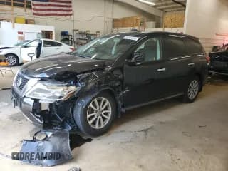 ✅ 2015 Nissan Pathfinder S • VIN: 5N1AR2MMXFC610171 • Lot: 80763595. Listed on Copart with 147,215 mi. Free auction sales archive from the USA and detailed vehicle history report at DreamBid. Image 1.