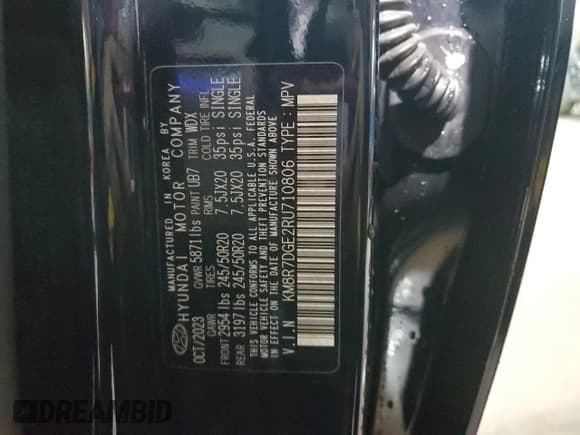 ✅ 2024 Hyundai Palisade Calligraphy • VIN: KM8R7DGE2RU710806 • Lot: 41492105. Wystawiony na Copart z przebiegiem 32 717 mil. Bezpłatny archiwum sprzedaży aukcyjnych z USA i szczegółowy raport historii pojazdu na DreamBid. Zdjęcie 13.