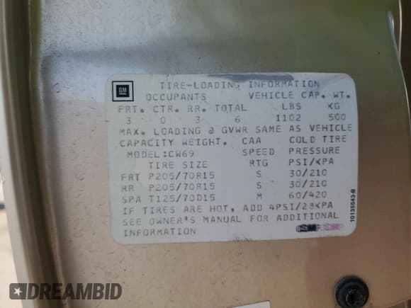 ✅ 1994 Buick Park Avenue • VIN: 1G4CW52L0R1632760 • Lot: 55526245. Wystawiony na Copart z przebiegiem 169 153 mil. Bezpłatny archiwum sprzedaży aukcyjnych z USA i szczegółowy raport historii pojazdu na DreamBid. Zdjęcie 12.