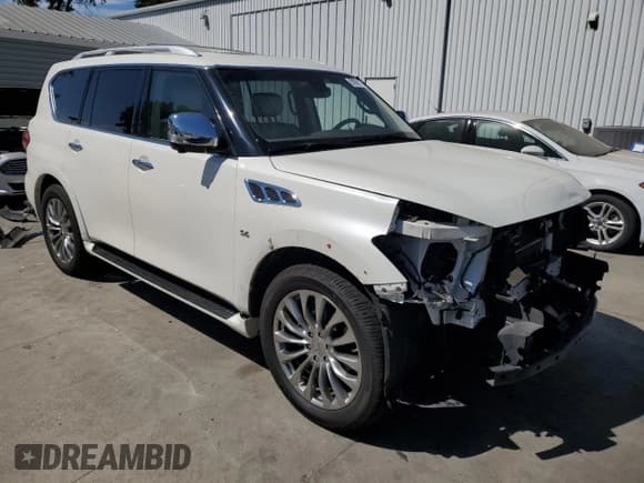 ✅ 2016 Infiniti QX80 Limited • VIN: JN8AZ2NE9G9122084 • Lot: 67850175. Listed on Copart with 83,819 mi. Free auction sales archive from the USA and detailed vehicle history report at DreamBid. Image 4.