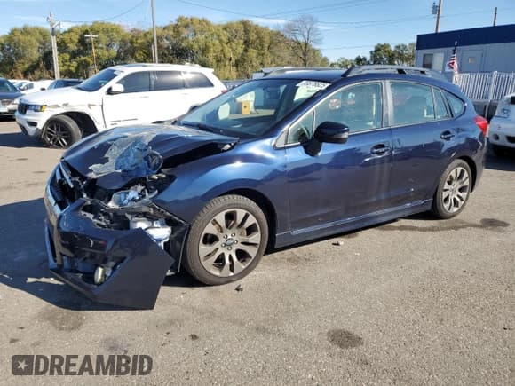 ✅ 2016 Subaru Impreza Special Sports Premium • VIN: JF1GPAP60GH223098 • Lot: 90878825. Listed on Copart with 108,618 mi. Free auction sales archive from the USA and detailed vehicle history report at DreamBid. Image 1.