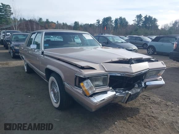 ✅ 1991 Cadillac Brougham • VIN: 1G6DW5478MR722700 • Lot: 43602182. Wystawiony na IAAI z przebiegiem 99 799 mil. Bezpłatny archiwum sprzedaży aukcyjnych z USA i szczegółowy raport historii pojazdu na DreamBid. Zdjęcie 1.
