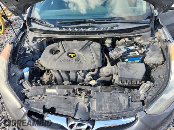 ✅ 2012 Hyundai Elantra Limited • VIN: 5NPDH4AE4CH114201 • Lot: 83990695. Listed on Copart with Not provided. Free auction sales archive from the USA and detailed vehicle history report at DreamBid. Image 11.